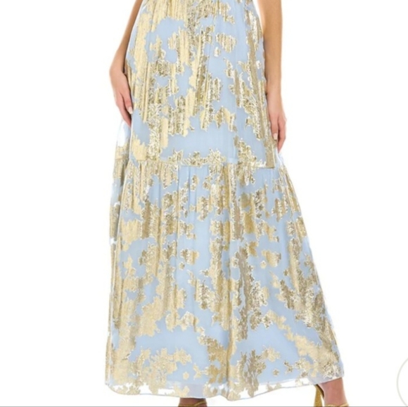 knee length dresses for ladies ML Monique Lhuillier Melanie Chiffon Maxi Dress main image 1